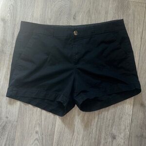 Women’s Everyday Short Midrise Old Navy Black Shorts Size 14